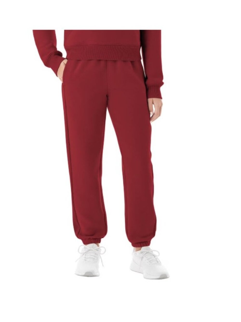 Member's Mark Women's Breathable Relaxed Fit Fleece Jogger-Red-Size XL-NWT